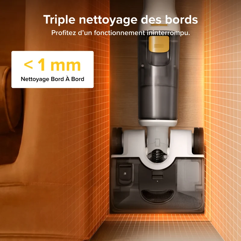 Aspirateur laveur intelligent Roborock F25 GT Gen 2 avec nettoyage anti-enchevêtrement