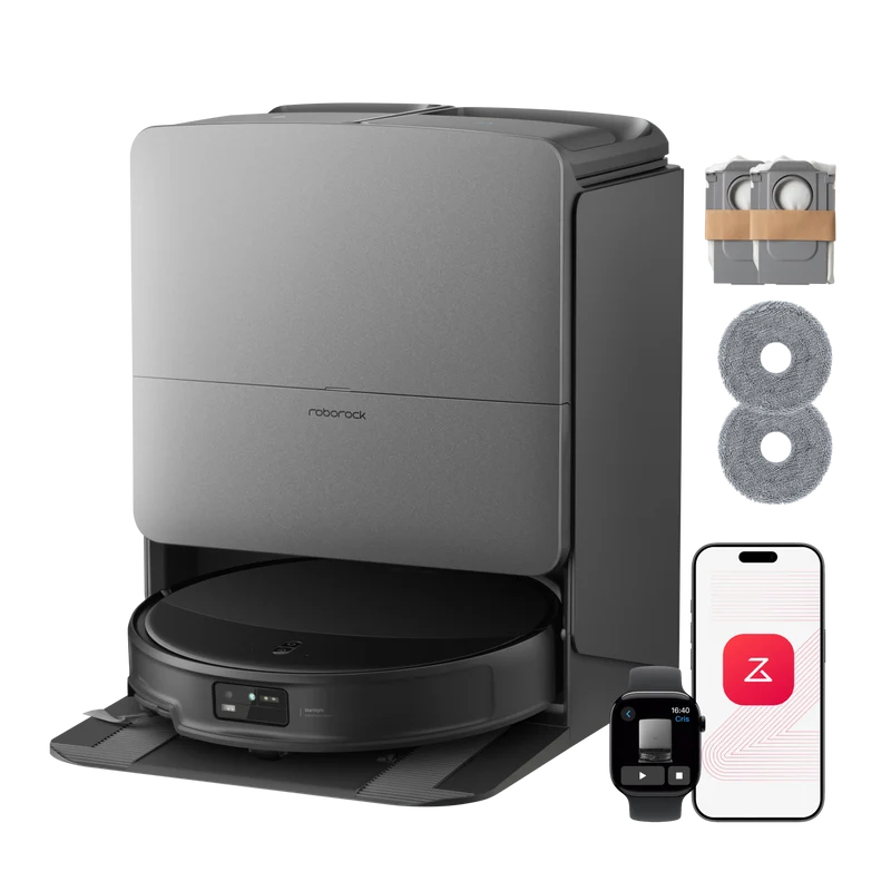 Roborock Saros 20 Robot aspirateur laveur 36 000 Pa avec AdaptiLift® Chassis 3.0