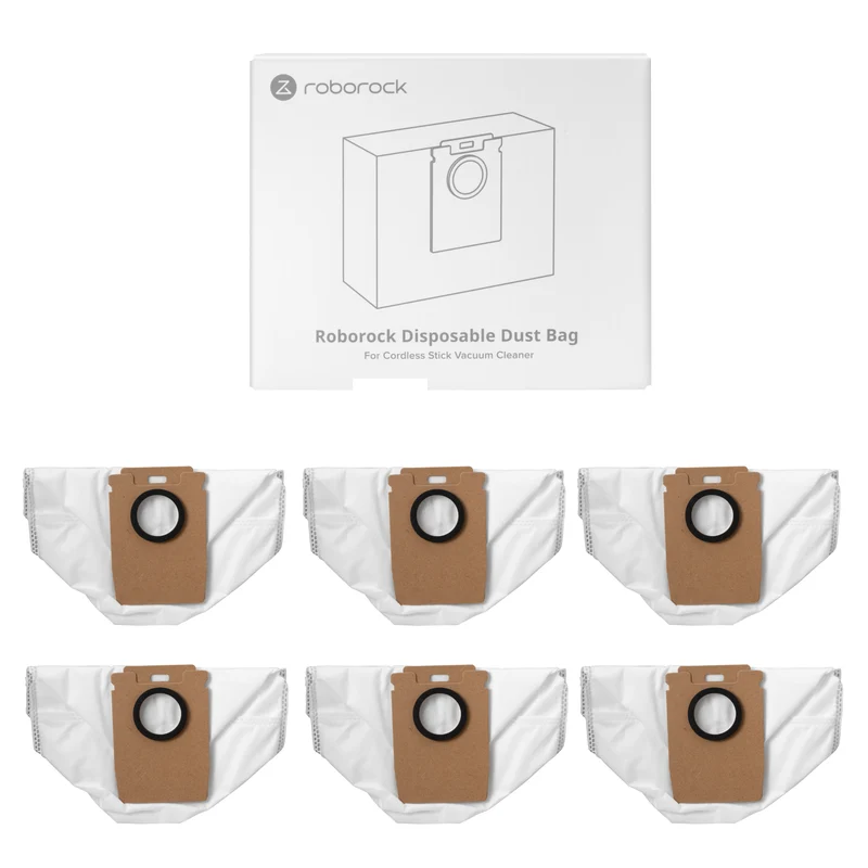 Sacs à poussière Roborock (12 pièces) pour H60 Hub, 2 L