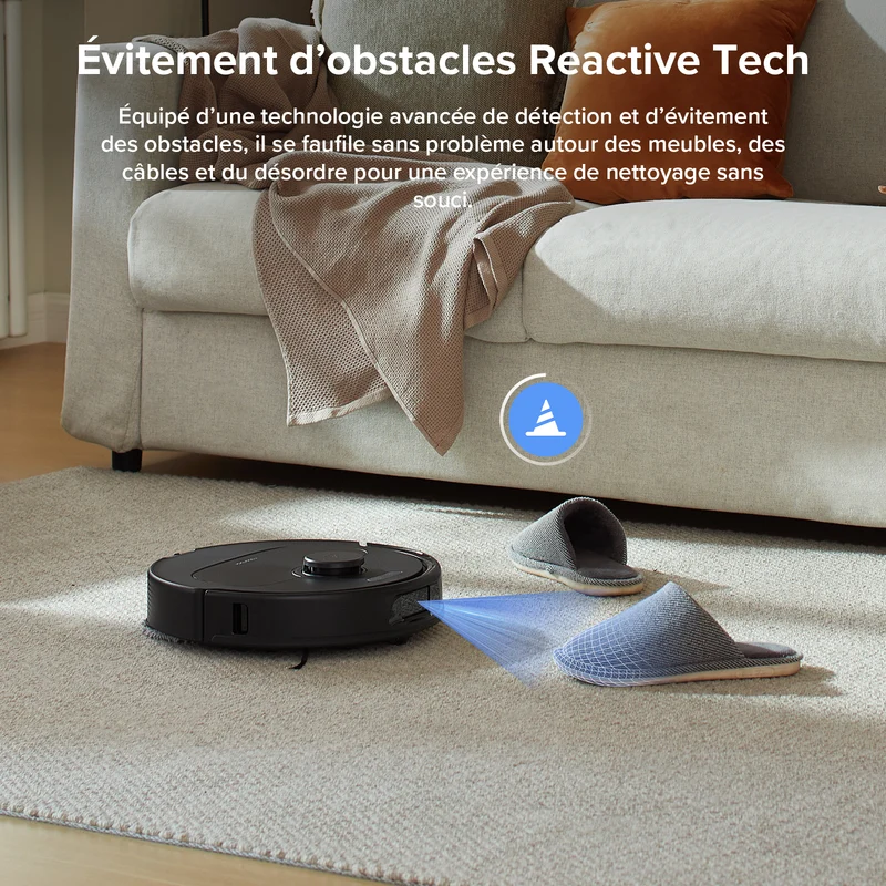 Roborock QV 35A Set ( Qrevo S amélioré ) robot aspirateur laveur avec station d’accueil multifonctionnelle