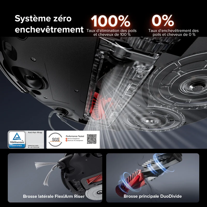 Roborock Saros 10R Robot Aspirateur avec Station Multifonction 4.0