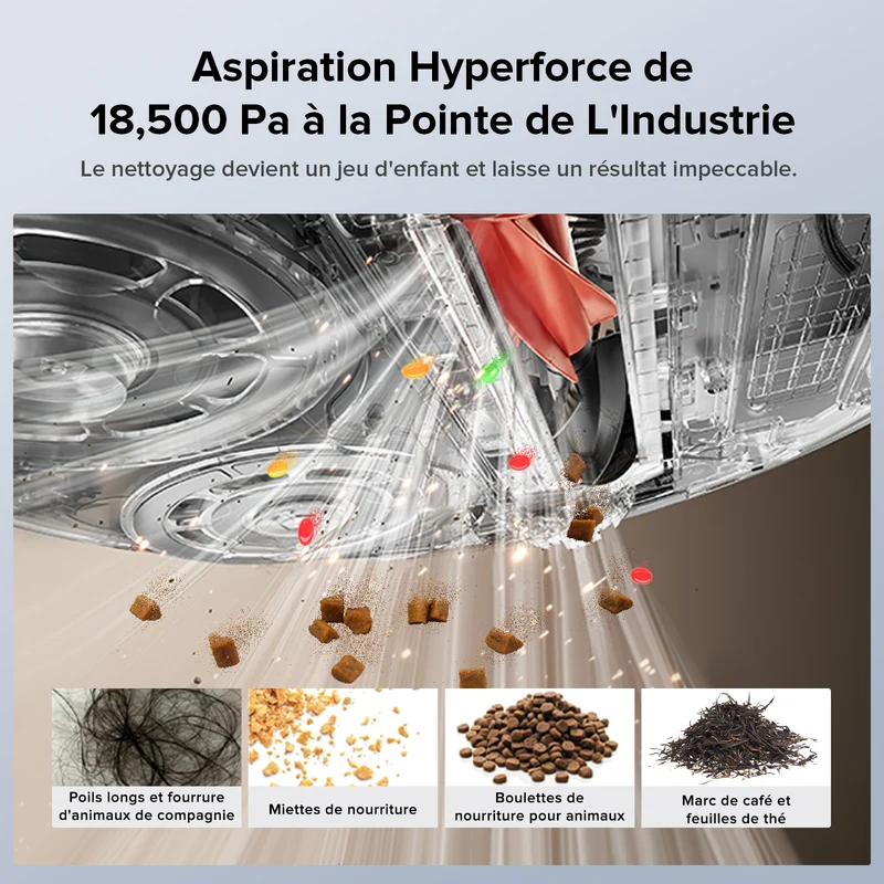 Roborock Qrevo Edge S5A robot aspirateur laveur avec station d’accueil multifonctionnelle 3.0