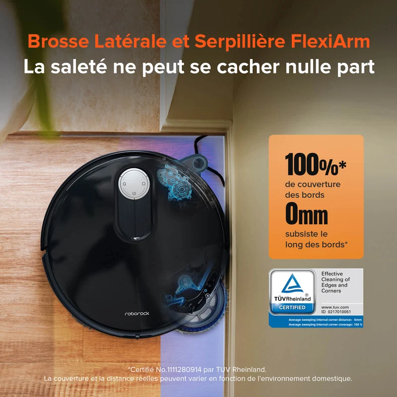 Roborock Qrevo Slim robot aspirateur laveur avec Système autonome StarSight™