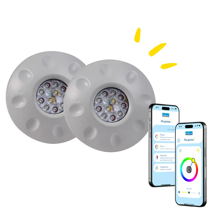 Projecteurs piscine led connectés - Lot de 2 - JD Pool Led Connect PF.I