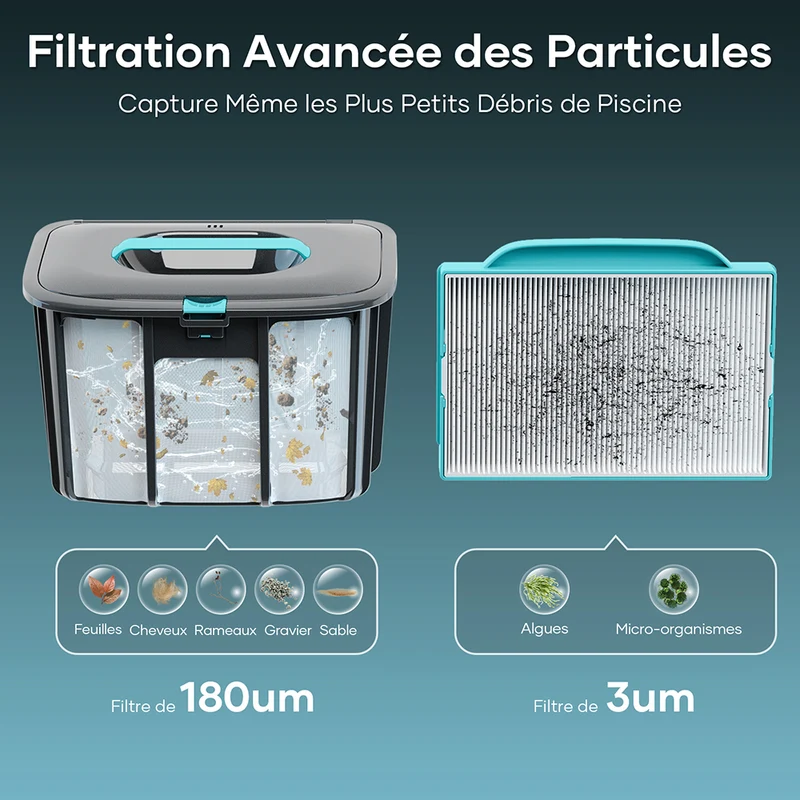 Robot piscine sans fil Scuba E1