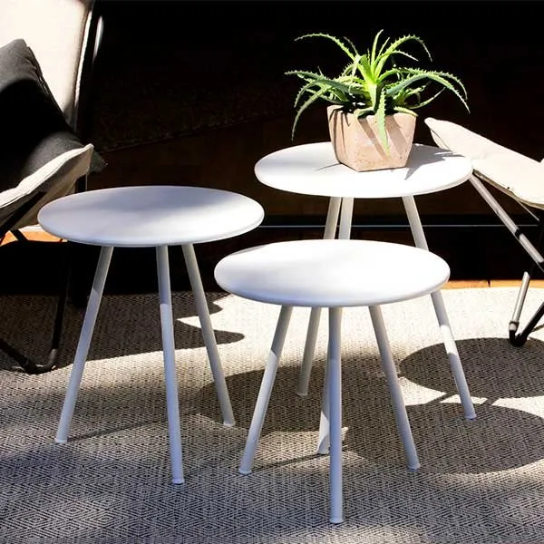 Tables gigognes jardin Triade