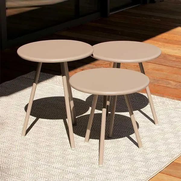 Tables gigognes jardin Triade