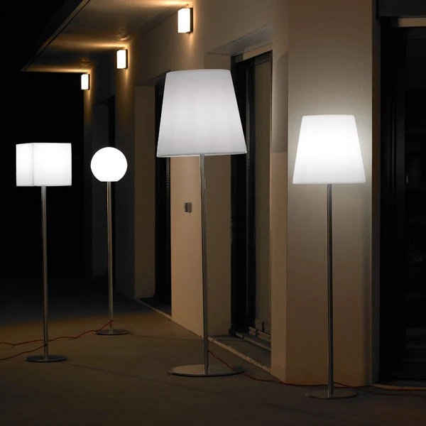 Lampe d'extérieure avec abat-jour rond Rondo