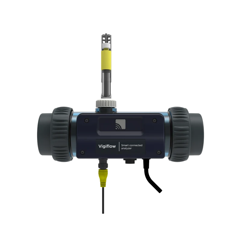 VigiFlow - Analyseur connecté 4 en 1 pour piscine au sel