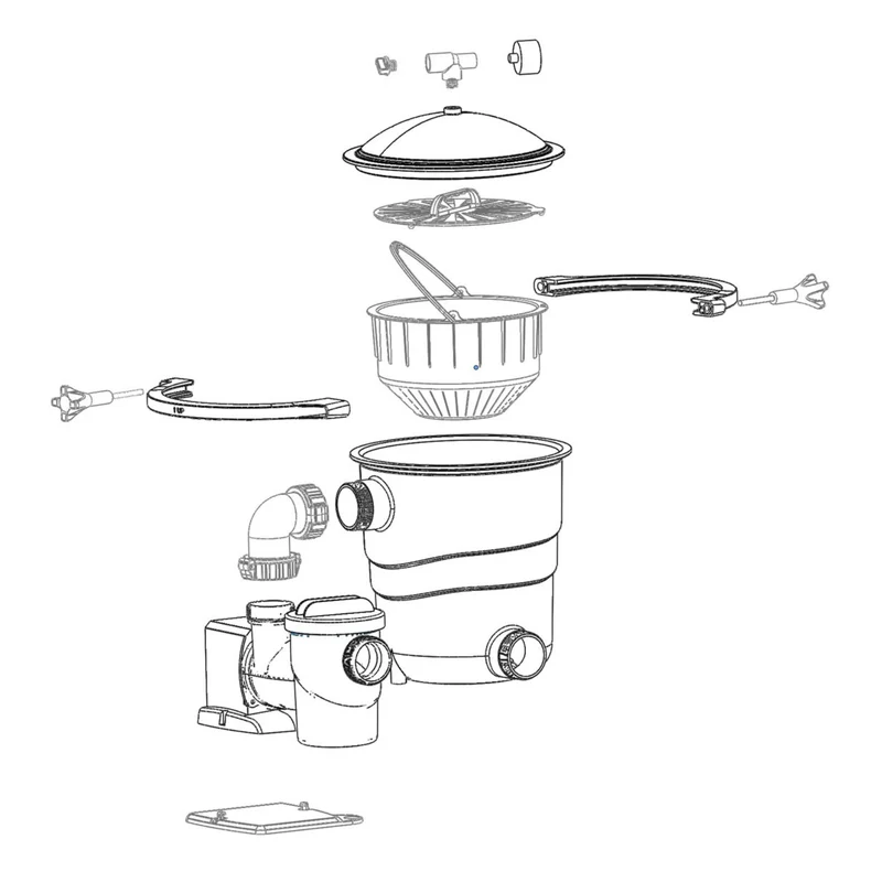 Groupe de filtration à balles Filter Max Poolex - 6,8m³/h / 140W