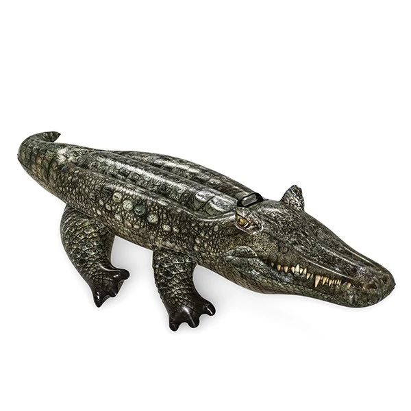 Crocodile gonflable piscine