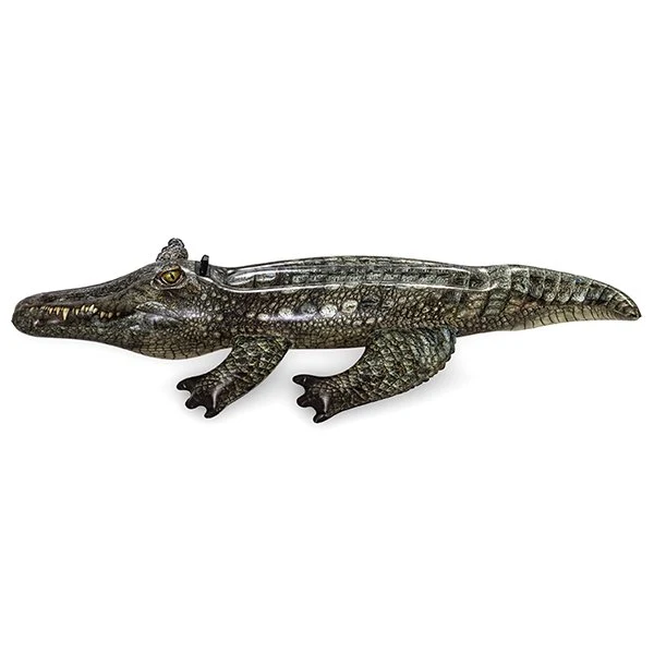Crocodile gonflable piscine