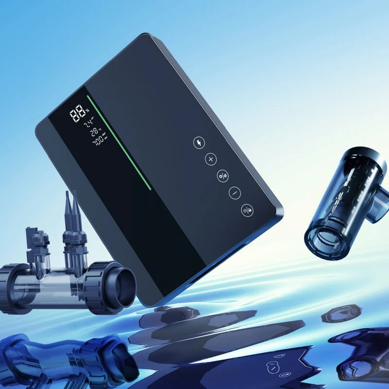 Électrolyseur Aquark InverClear Premium 22 - Inverter avec pH & Redox (75 m³)