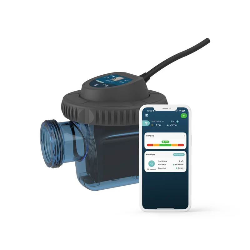 Électrolyseur Connecté CCEI Zelia VP L - Piscine jusqu'à 75 m³