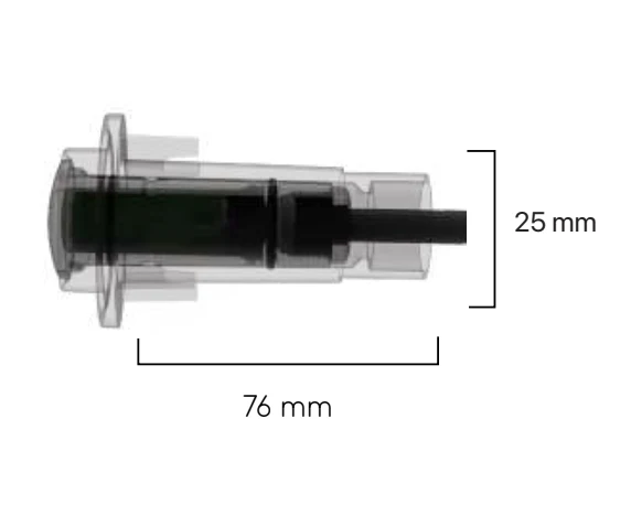 Traversée de paroi transparente complète Béton pour Pico Brio - Compatible pour construction - CCEI