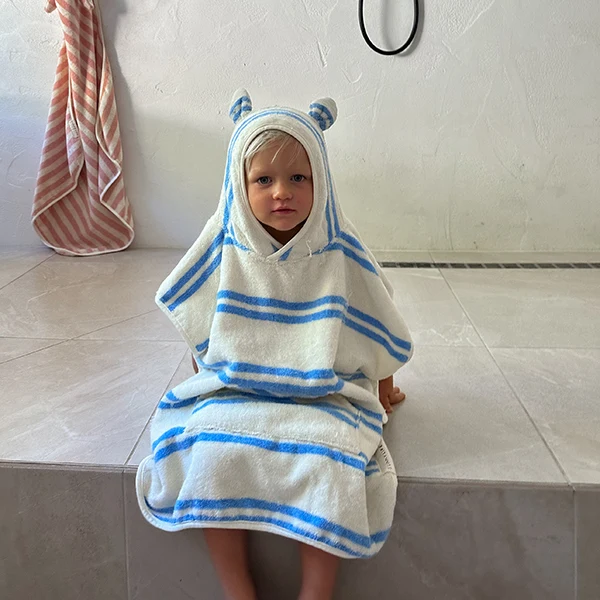 Poncho de bain enfant 3/6 ans