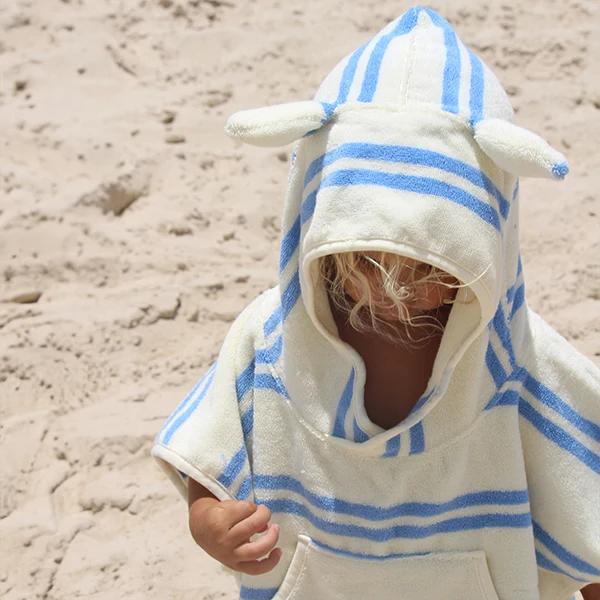Poncho de bain enfant 3/6 ans