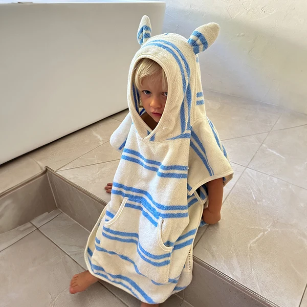 Poncho de bain enfant 3/6 ans