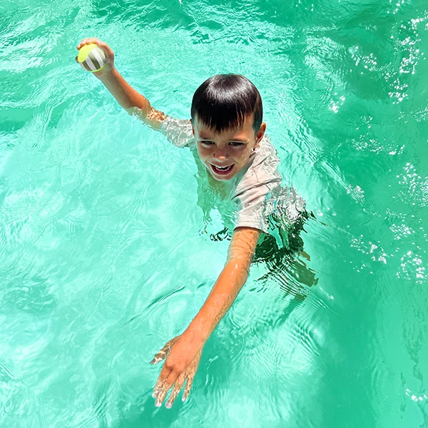 Balles pour piscine set 2 balles Citron