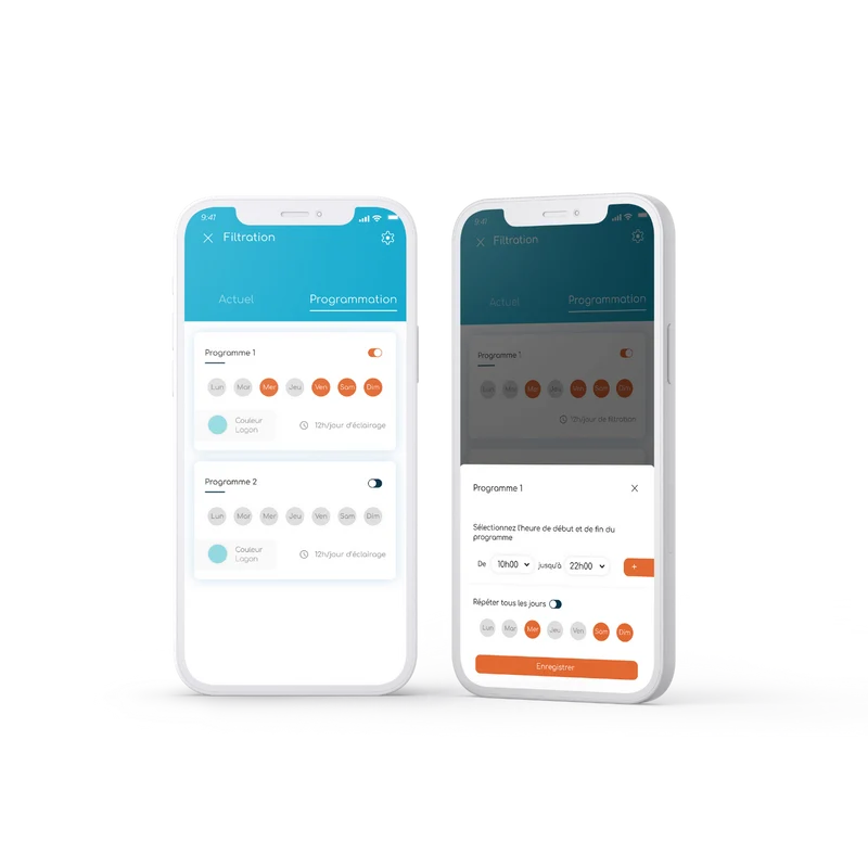 Clea 2 connect : horloge de filtration connectée et d'éclairage CCEI