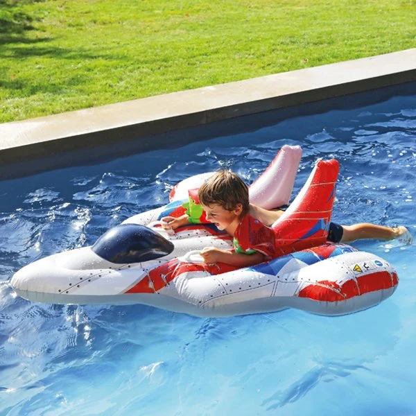 Avion gonflable piscine Jet