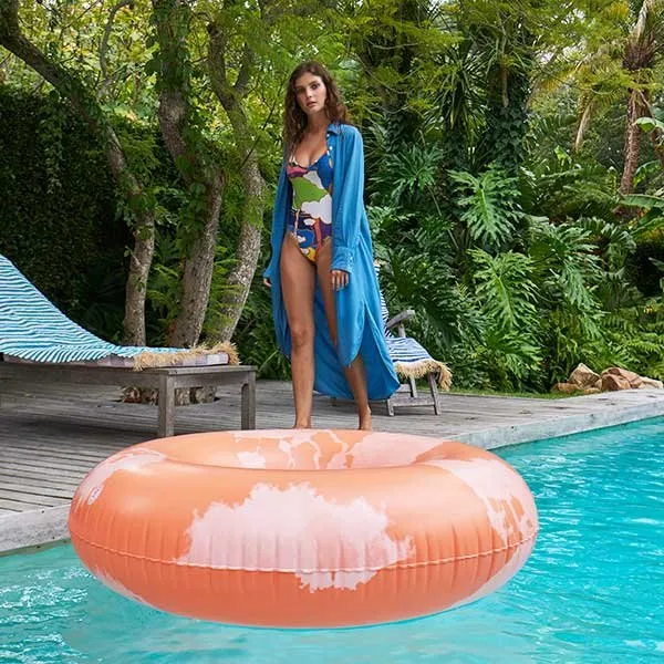 Bouée géante piscine Goa Corail
