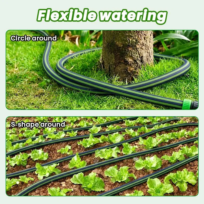 Flat Soaker Hose for Garden and Lawns