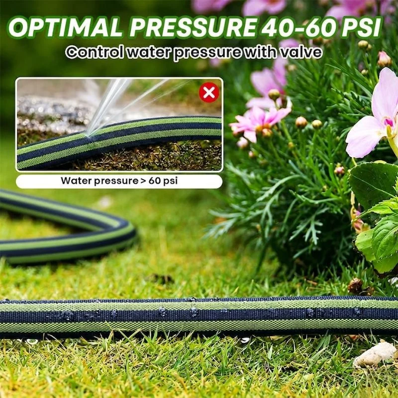 Flat Soaker Hose for Garden and Lawns
