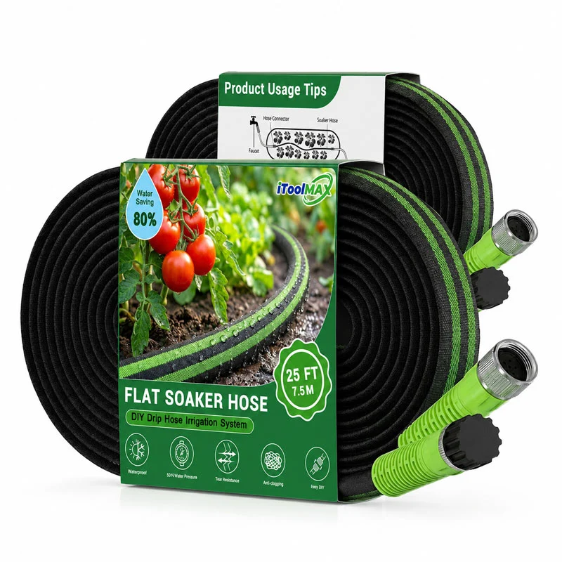 Flat Soaker Hose for Garden and Lawns