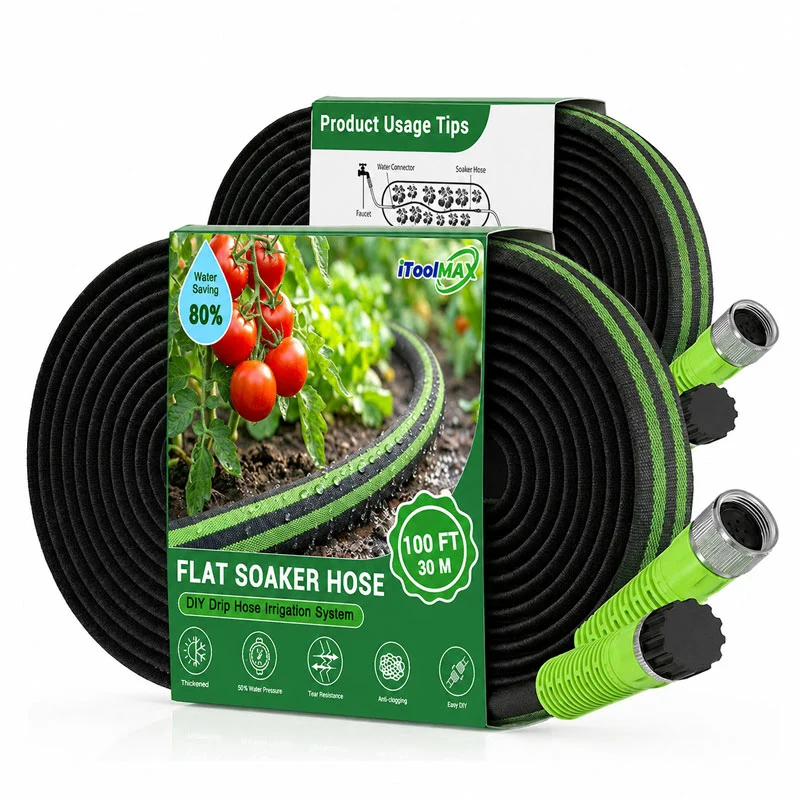 Flat Soaker Hose for Garden and Lawns