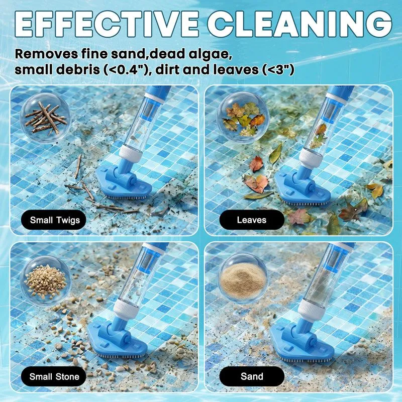 3 in 1 Cordless Pool Vacuum Cleaner Pro