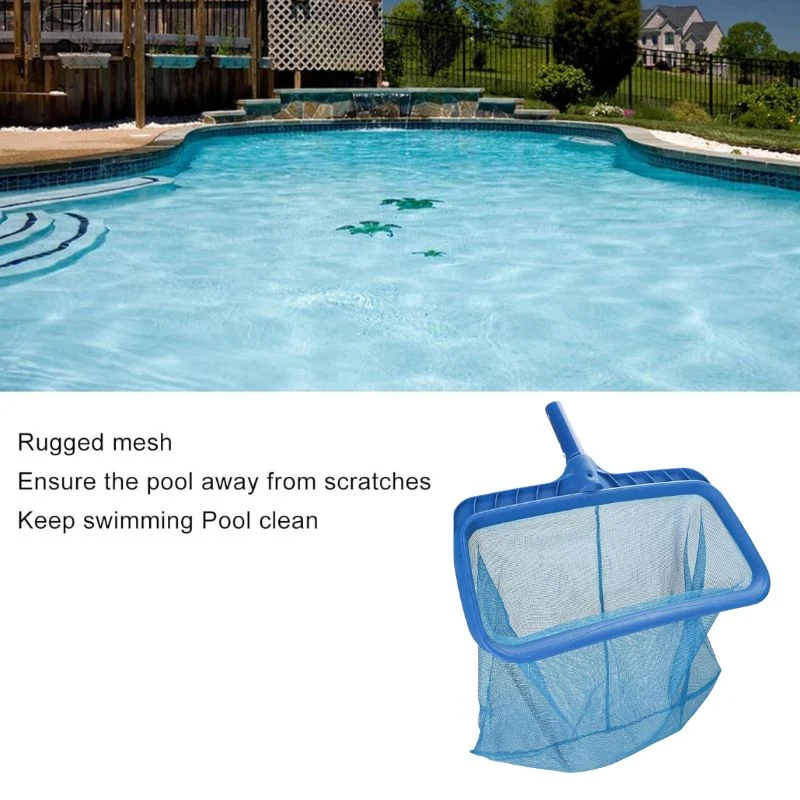 4-in-1 Pool Cleaning Kit with 17.5" Brush, Rotatable Brush, Net & Pole