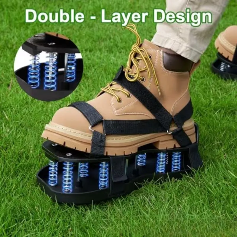 13-Spike Upgrade Lawn Aerator Shoes with Spring Base