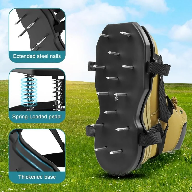 13-Spike Upgrade Lawn Aerator Shoes with Spring Base