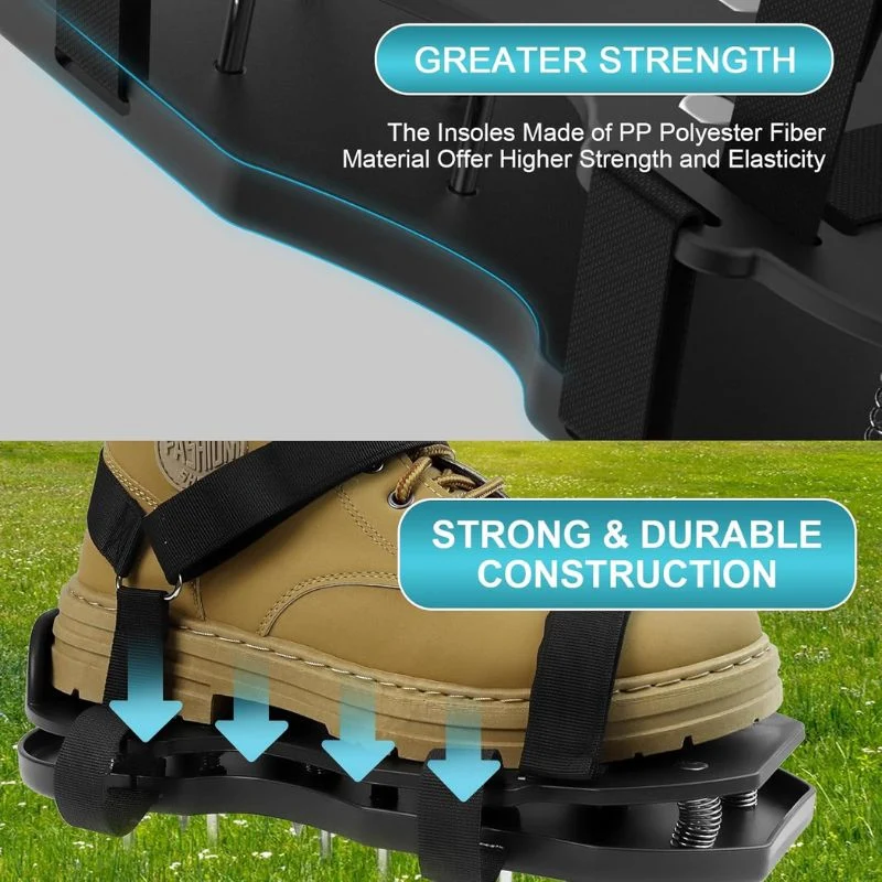 13-Spike Upgrade Lawn Aerator Shoes with Spring Base