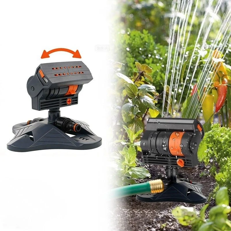 16-Nozzle Oscillating Sprinkler with 4 Adjustable Spray Modes