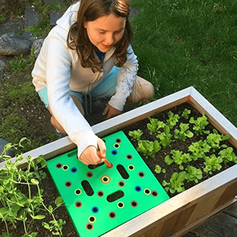 Seed Planting Template for Perfect Garden Spacing