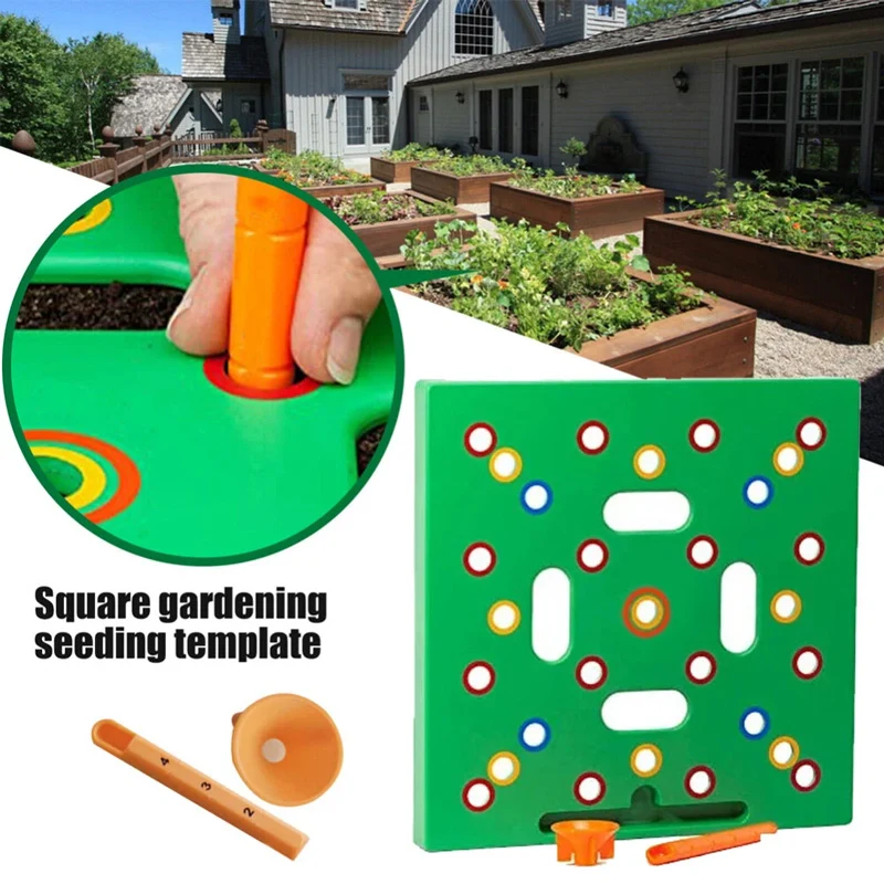 Seed Planting Template for Perfect Garden Spacing