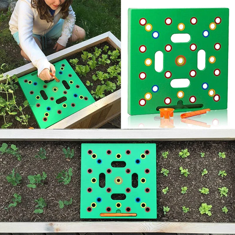 Seed Planting Template for Perfect Garden Spacing