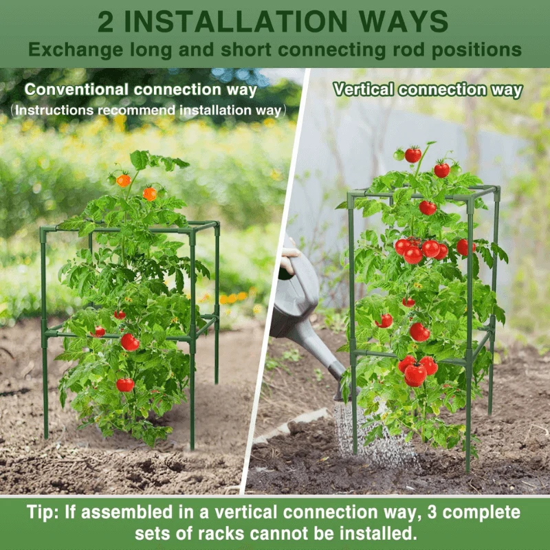 Square Tomato Plant Cage for Garden & Climbing Plant [3 Set]