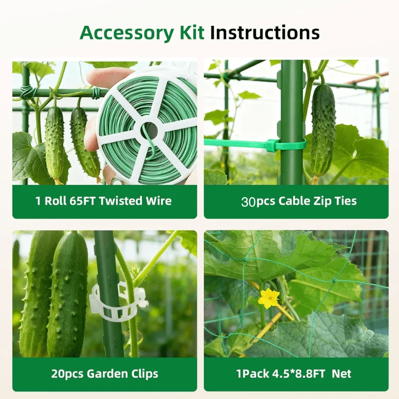 Garden Cucumber Trellis for Climbing Plants Outdoor