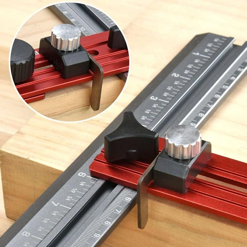 Stair Tread Template Tool with Dual Scale