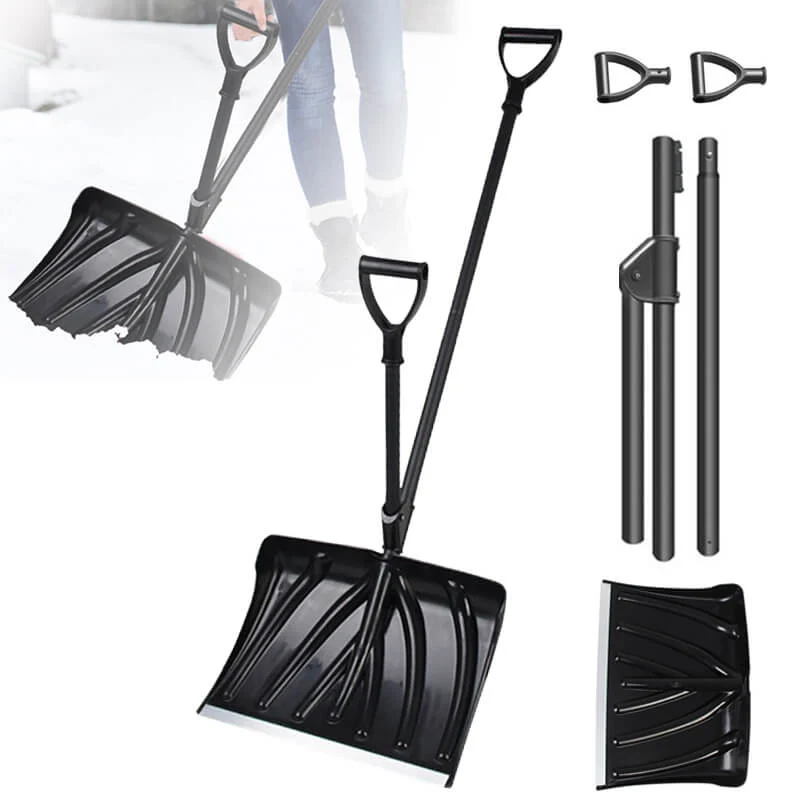 18 inches Large Snow Shovel with Metal Edge