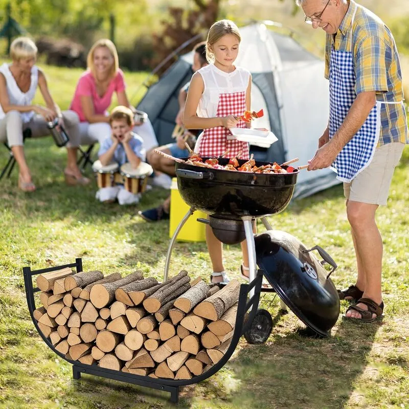 25" Firewood Rack Indoor & Outdoor