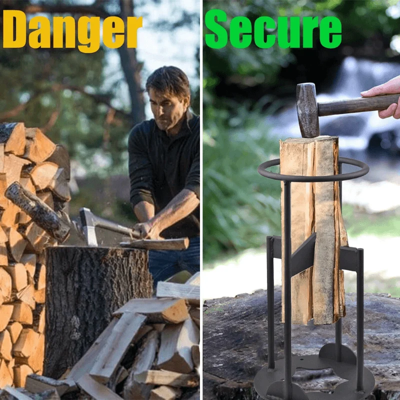 16.1’’ Kinding Firewood Splitter with Cross Blade, Mini Wedge
