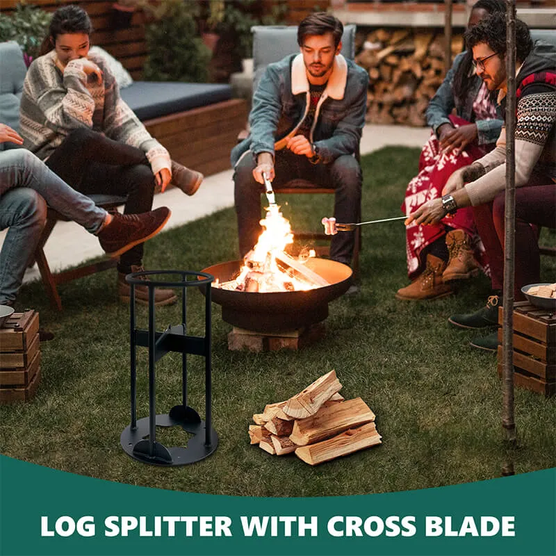 16.1’’ Kinding Firewood Splitter with Cross Blade, Mini Wedge