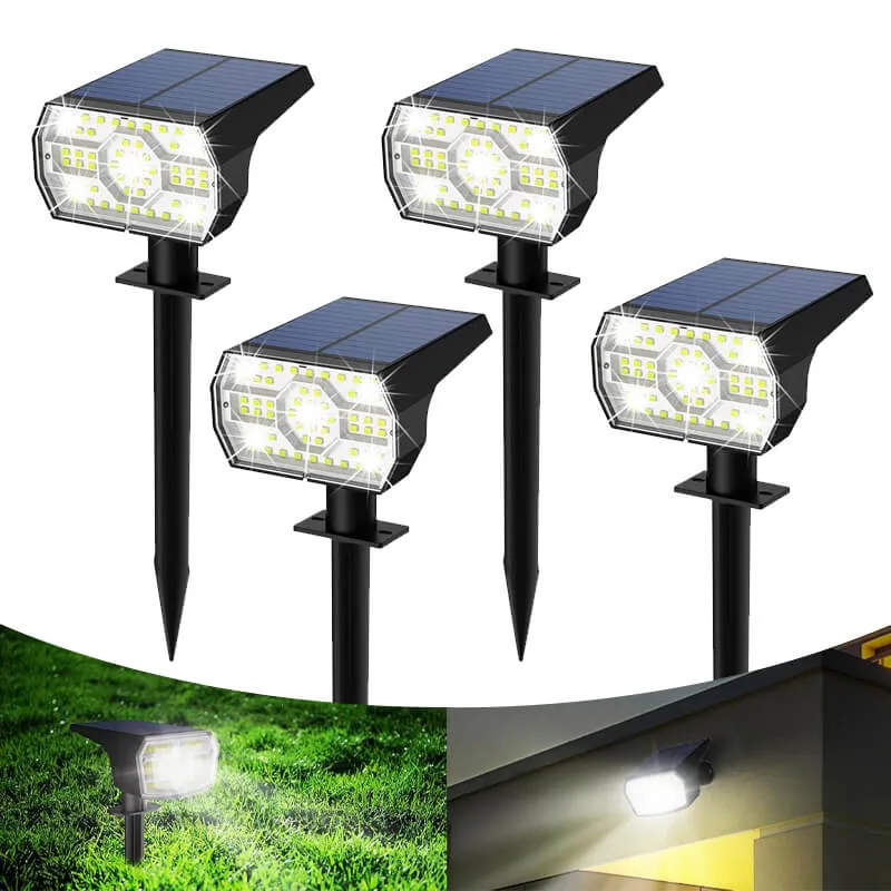 2 in 1 Solar Landscape Spotlights