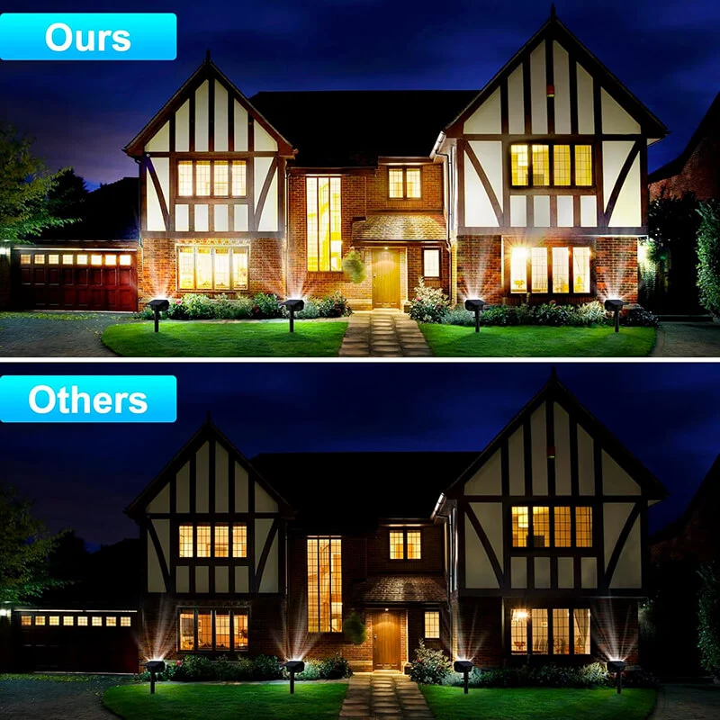 2 in 1 Solar Landscape Spotlights