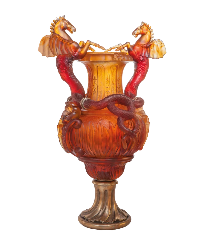 Vase chevaux ailés Ambre 50ex