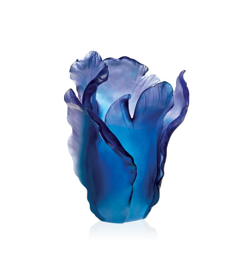 Tulipe Vase grand modèle Bleu